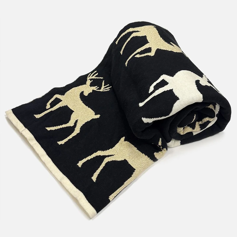 Midnight Reversible Throw