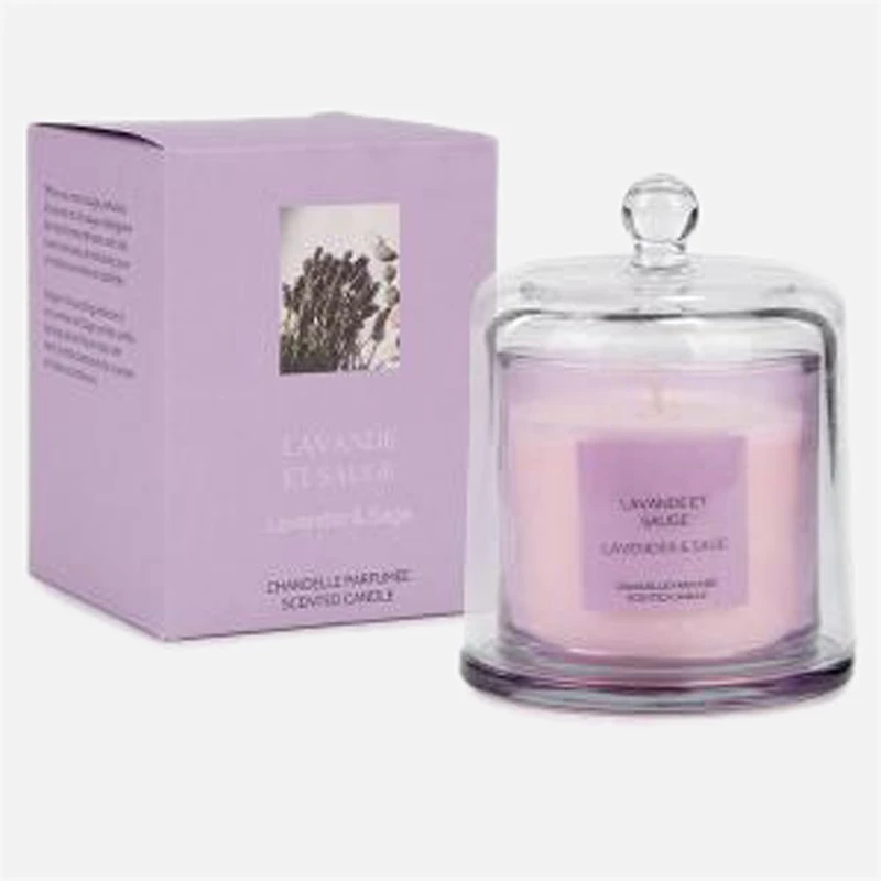 Bougie en cloche - Lavande et sauge