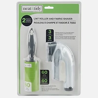 Lint Roller and Fabric Shaver - Grey