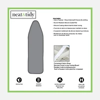 Neat & Tidy Housse pour planche à repasser - Argent