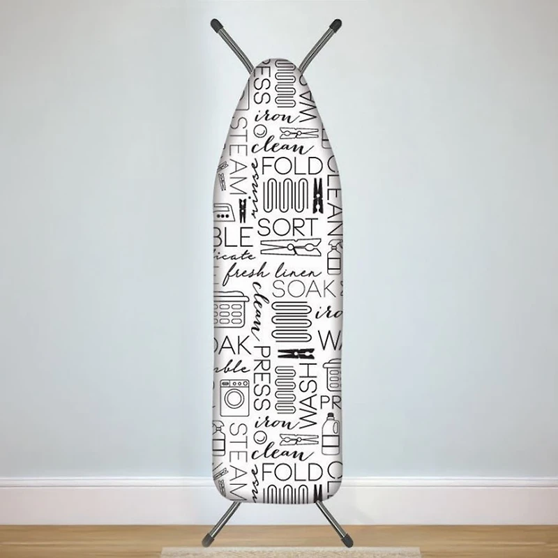 Neat & Tidy Ironing Board Cover - White and Black