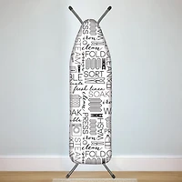 Neat & Tidy Ironing Board Cover - White and Black
