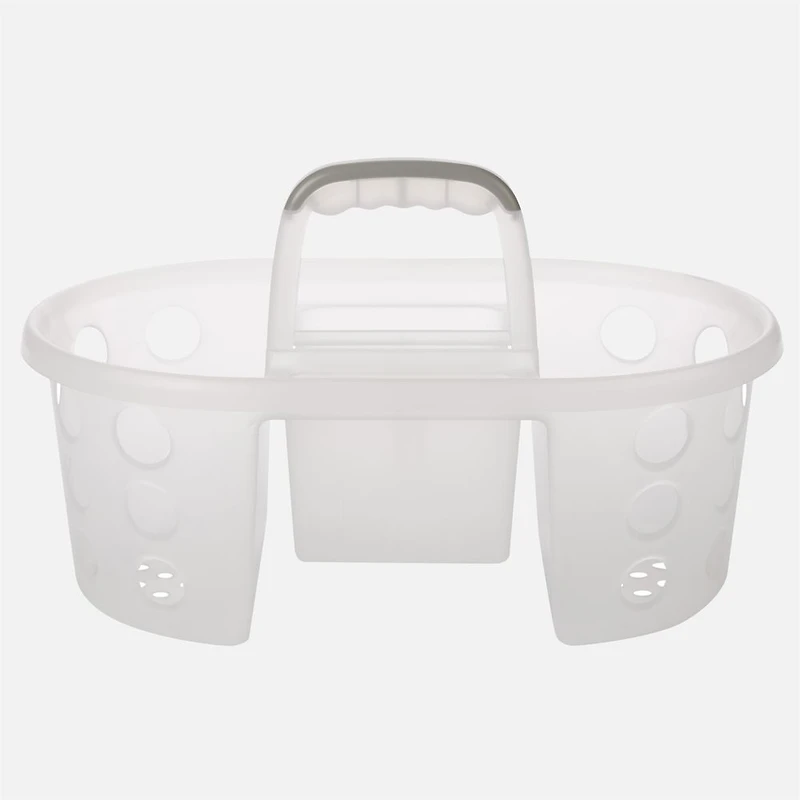 N&T Cleaning Wash Basket with Handle - White