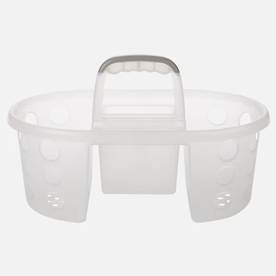 N&T Cleaning Wash Basket with Handle - White