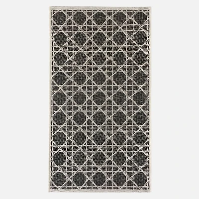 Monaco Griffin Tapis - Noir / Taupe