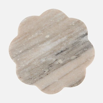 Maxwell & Williams Scallop Marble Coaster - Beige