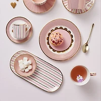 Regency Set of 2 Pink Platter and Dish by Maxwell & Williams