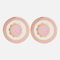 Regency Set of 2 Pink Cup & Saucer by Maxwell & Williams