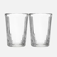 Maxwell & Williams Blend Stripey Cup Doubled Wall, Set of 2 - 250ml