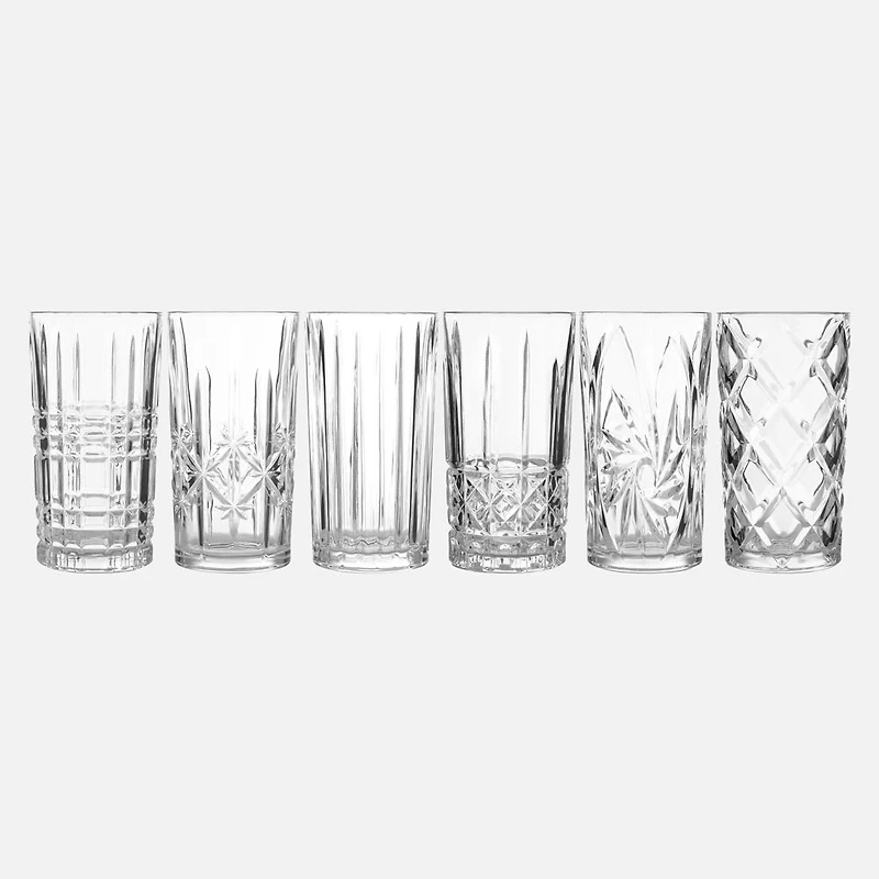 Maxwell & Williams Mixologist Verre highball, ensemble de 6 - 380 ml