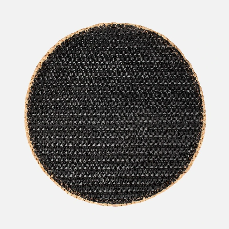 Napperon rond noir par Maxwell & Williams