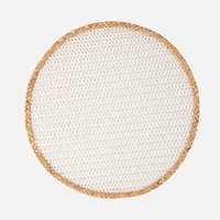 Napperon rond blanc par Maxwell & Williams