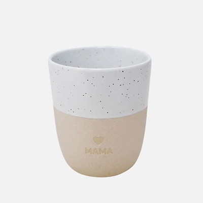 Glass Pottery Text "Mama" - 250ml 
