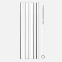 Tastes Good 4 Cocktail Spritz Glasses + 4 Straws by Nachtmann