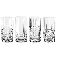 Highland Set of 4 Long Drink Glasses by Nachtmann