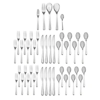 Aura 45-Piece Flatware Set by Nambé
