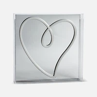 Heart Neon LED Sign - Pink, 9"