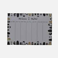 Weekly Planner Cat Family, 52 Sheets