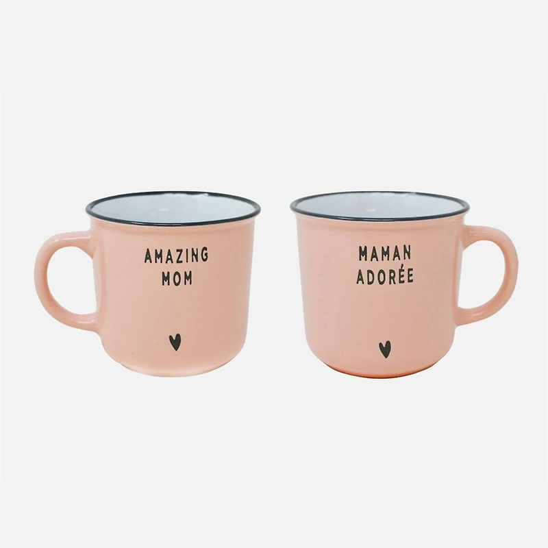 Mug with "Amazing Mom" text