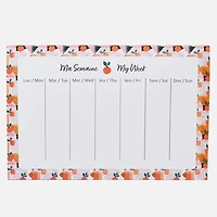 Weekly Planner - Pomegranate