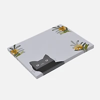 Sticky Notepad Flowers & Cats