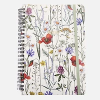 Cahier à couverture rigide Fleurs sauvages - 80 feuilles