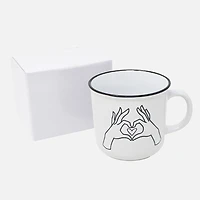 Hands Heart Mug - 400ml