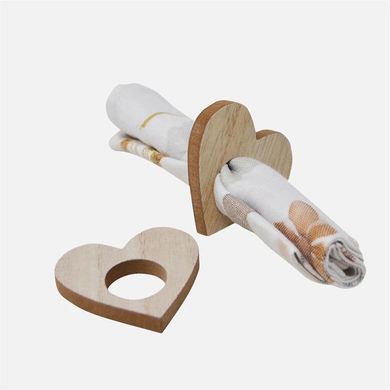 Heart Napkin Rings, Set of 2
