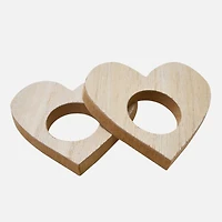 Heart Napkin Rings, Set of 2