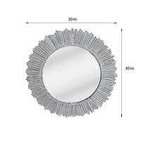 Oakley miroir décoratif en bois