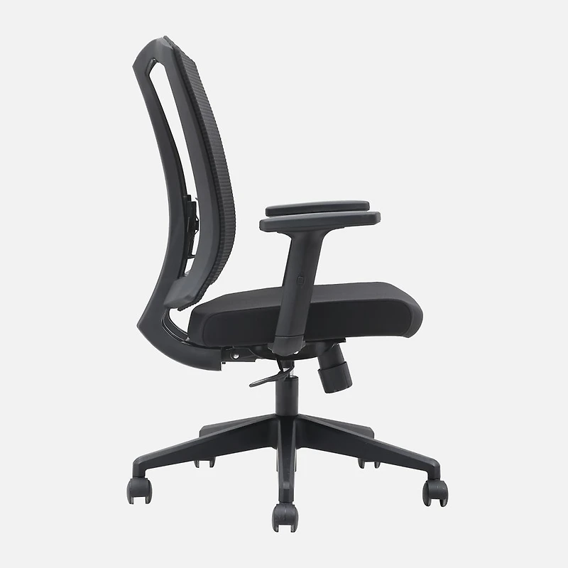 Brassex Aiden Chaise de bureau - Noir