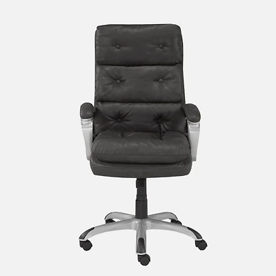 Brassex Chaise de bureau contemporaine - Gris