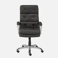 Brassex Chaise de bureau contemporaine - Gris