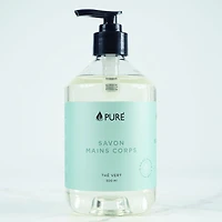 Savon pour mains et corps arôme de thé vert par Pure