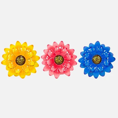 Wall Decor, Set of 3 - Flowers 