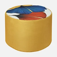 Abstract Ambiance Outdoor/Indoor Pouf