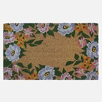 Paillasson en fibre de coco - Floral