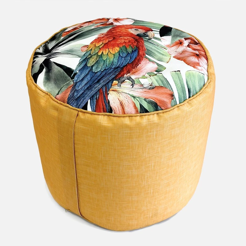 Calypso Pouf - Multi/Jaune