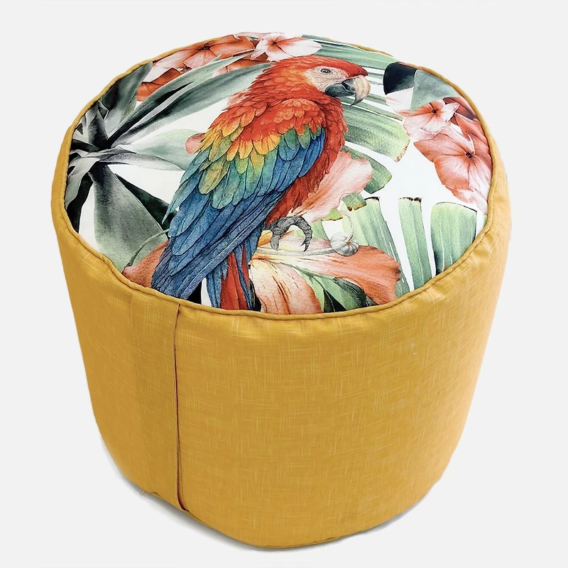 Calypso Pouf - Multi/Yellow