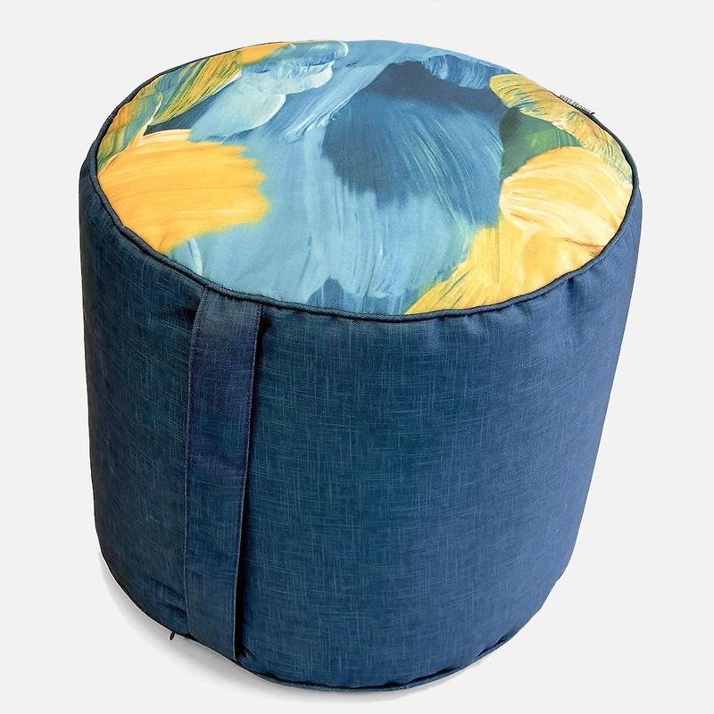 Azure Pouf - Multi/Bleu