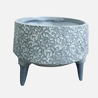 Jardinière avec pieds - Bleu