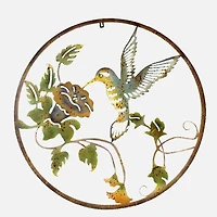 Plaque Cercle Colibri