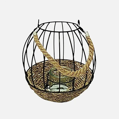 Rattan Candle Holder - Sphere