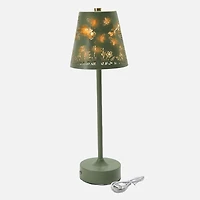 Bees in Garden LED USB Table Lamp - Green
