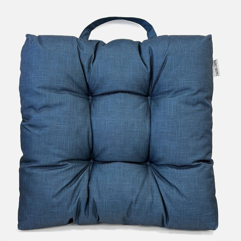 Azure Coussin Solide Adirondak