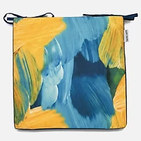 Azure Coussin de chaise réversible 