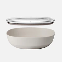 Mepal Silueta 4 L Serving Bowl With Lid - Nordic White