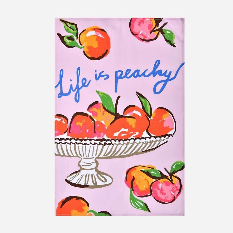 Peach Tea Towel