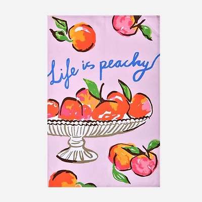 Peach Tea Towel