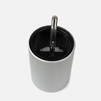 Peugeot Line Moulin à sel manuel aluminium naturel hêtre, 7 po